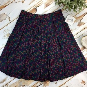 LULAROE Madison zig zag print size L